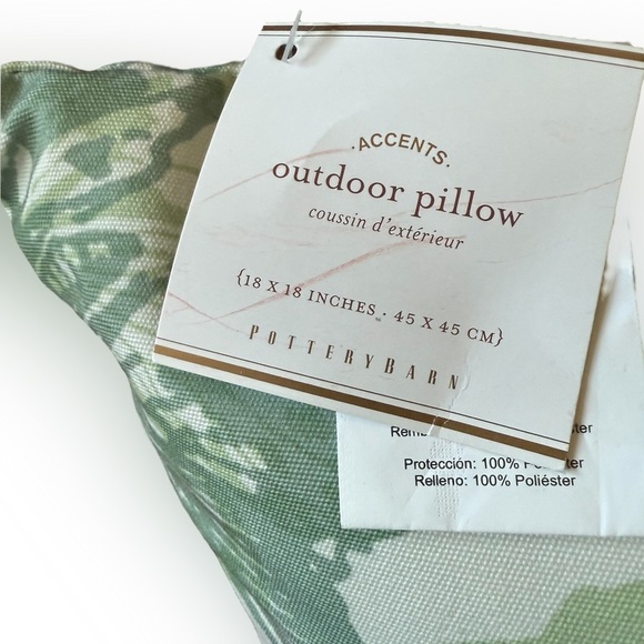 Pottery Barn Outdoor Accent Pillows – Butterfly Print (Set of 2) - Picture 2 of 4